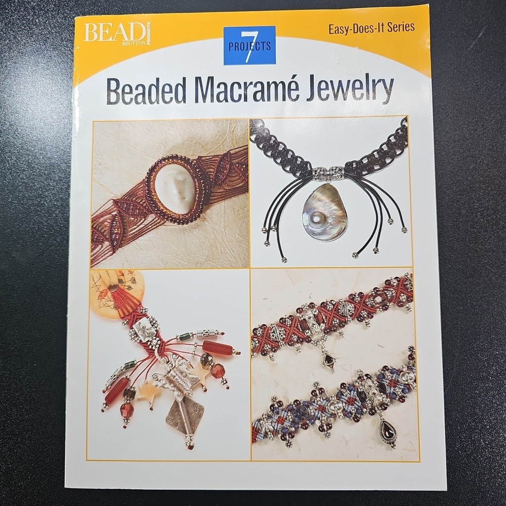 Beaded Macrame jewelry pattern